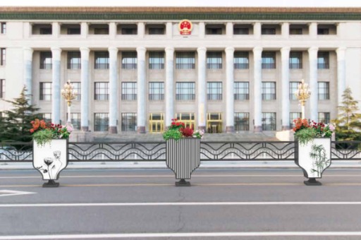 夜光杯道路花箱護欄