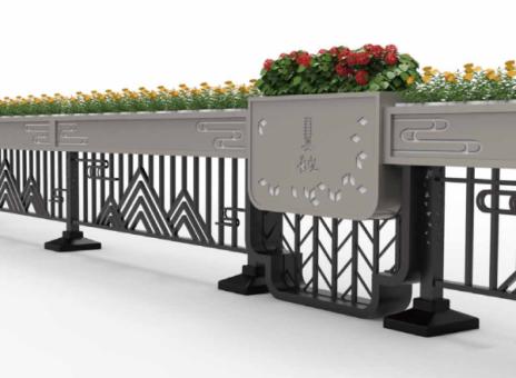 輕歌曼舞馬路花箱護欄